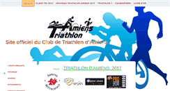 Desktop Screenshot of amiens-triathlon.com